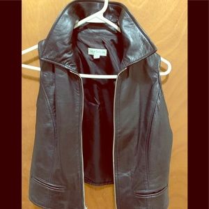 Leather vest
